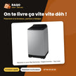 Machine à Laver 8kg Samsung – Digital Inverter – Top Load – Blanc | WA80CG4240BWNQ