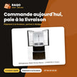 Réfrigérateur Multi-Portes Nasco – 2 PORTES-2 Tiroirs – Silver – 424L | SNASF2-66-1FF