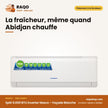 Split 9.000 BTU Inverter Nasco – Façade Blanche | NAS-AX9V1