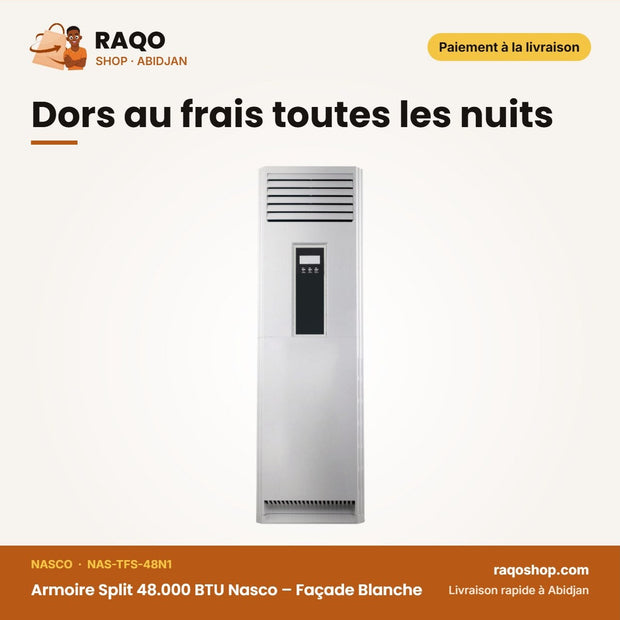 Armoire Split 48.000 BTU Nasco – Façade Blanche | NAS-TFS-48N1