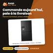 Réfrigérateur Américain Hisense – 4 Portes – Noir Matte – Inverter | RC-68WCG