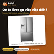 Réfrigérateur Hisense – 2 PORTES-1TIROIR – 612L – Noir Gris | RF-79WC