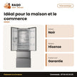 Réfrigérateur Hisense – 2PORTES-2TIR. – Distributeureau-Glac. – Noir | RM-63WC4