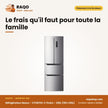 Réfrigérateur Nasco – 2 PORTES-2 Tiroirs – 320L (191L+129L) – No Frost | HNASFS4-36S