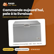 Congélateurhorizontal Beko – 360L – Silver – Avec Clé | BEKO_HSA-40502-S
