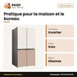 Réfrigérateur Hisense – Inverter – Distributeur D'eau – Stainless Steel | RC-73WC4