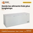 Congélateur Horizontal Nasco – Silver – 2 Portes – 2 Paniers Int. | KNAS-1100