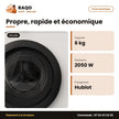 Machine à Laver 6kg Midea – Front Load – Blanc – 2050W | MF110W60D/W-FR