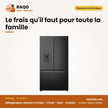 Réfrigérateur Hisense 2 Portes - 1 Tiroir – Noir – Inverter – No Frost | RT-93WC1