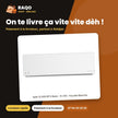 Brad 120 Beko – 121 - Split 12.000 BTU Beko – R-410 – Façade Blanche | BRAD 120/121