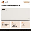 Brad 120 Beko – 121 - Split 12.000 BTU Beko – R-410 – Façade Blanche | BRAD 120/121