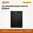 Lave Vaisselle Midea – 13 Couverts – Noir – 13 Réglages | WQP12-5201C