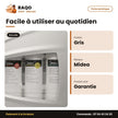 Filtre à Eau Midea – Gris – Avec 5 Cartouches | FILTRE_MU104A-5