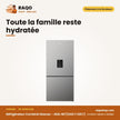 Réfrigérateur Combiné Hisense – 463L NET(342LT+121LT) – Distributeurd'eau – Inox | RD-60WC4SB
