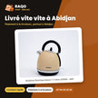 Bouilloire Électrique Nasco 1.7 Litres 2200W – 360° – Rev. en Bois | B_KE5501E-GS