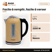 Bouilloire Électrique Nasco – 1.7 L – 1850-2200W – Sans Fil Elect. | B_KE01405Z-GS