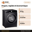 Machine à Laver 10kg Samsung – Front Load – Digital Inverter – Noir | WW10DG6U94LBNQ
