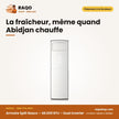 Armoire Split Nasco – 48.000 BTU – Dual Inverter – Façade Blanche | NAS-TFS-48V1