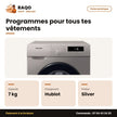 Machine à Laver 7kg Samsung Front Load Automatique Silver | WW70T3010BS/NQ