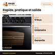 Gaz Premium By Unionaire iCook – Prof. – ICook Pro Plus – 5F | PRM6090SS-DC-511-I