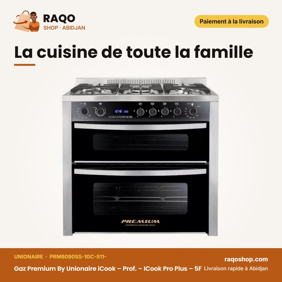 Gaz Premium By Unionaire iCook – Prof. – ICook Pro Plus – 5F | PRM6090SS-1GC-511-