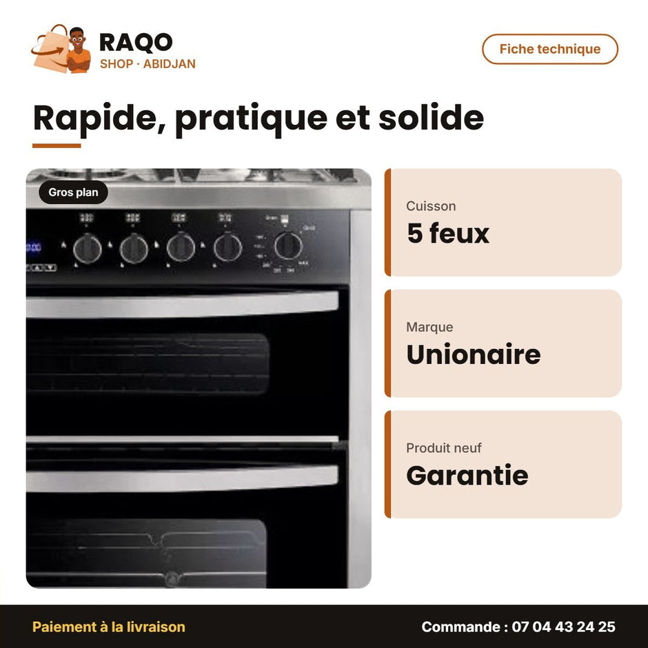 Gaz Premium By Unionaire iCook – Prof. – ICook Pro Plus – 5F | PRM6090SS-1GC-511-