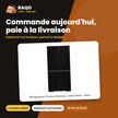 Réfrigérateur 4 Portes Samsung – Clean Black – Glass – 646L (396L+250L) | RF65DB960E22EF