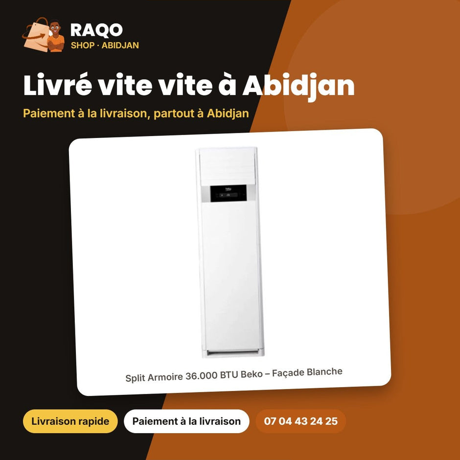 Balop 360 Beko – 361 - Split Armoire 36.000 BTU Beko – Façade Blanche | BALOP 360/361