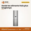 Réfrigérateur Combiné Hisense – A+ – Silver – 262LT(196+66) | RD-35DC4SB