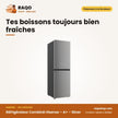 Réfrigérateur Combiné Hisense – A+ – Silver – 240L NET(159+81) | RD-34DC4SA