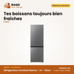 Réfrigérateur Combiné Hisense – A+ – Silver – 160L (112L+48L) | RD-23DC4SA