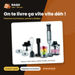 Mixeur à Main Midea 1000W 500ML Plast Body – Kit D'accessoire 2P – Multi Fonction | BH1001W