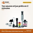 Mixeur à Main Midea 1000W 500ML Plast Body – Kit D'accessoire 2P – Multi Fonction | BH1001W