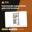 Réfrigérateur Combiné Midea – 273L(173+100) – Acier Inox – 3TIROIRS | MDRB379FGD02