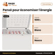 Congélateur Horizontal Nasco. – Blanc – 2 Battants – 508 L | HNAS-725