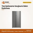 Réfrigérateur Américain Midea – 2 Portes – Brossé Steel – 700L(433L+267L) | MDRS925CIH46M
