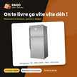 Réfrigérateur TCL – 605L (445L + 160L) – Gris Fonce – Multi Air Flow | P605TM