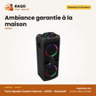 Party Speaker System Hisense – 400W – Bluetooth – 8 Light Modes | HP300