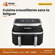 Friteuse à Air Nasco – 8.4 L – 220° – 2600W | AF7005-GS