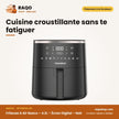 Friteuse à Air Nasco – 4.2L – Écran Digital – Noir | AFT0001A-GS