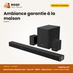 Barre de Son Hisense 5.1CH – Sans Fil – 580W – Dolby Atmos | AX5100Q
