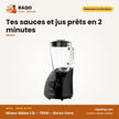 Mixeur Midea 1.5L – 750W – Bol en Verre – Moteur Couleur Noir | MIXER_BL1190