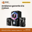 Multimedia 2.1CH Nasco – Subwoofer 5''+BAFFES 3''*2 – Port USB – Sd | NAS-SS2.1-N2523