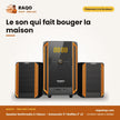 Speaker Multimedia 2.1 Nasco – Subwoofer 5''+BAFFES 3'' *2 – USB – Sd | NAS-SS2.1-N439