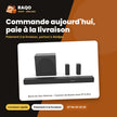 Barre de Son Hisense – Caiss.de Bass sans Fil 5.1CH – 540W – HDMI Arc | HS5100