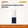 Réfrigérateur Combiné Samsung Bespoke – 3 Tiroirs – 339L(108L+231L) | RB33T307029/UT