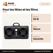 Enceinte Bluetooth System Nasco 60W – Fm-USB-Aux Mic – Karaoke Function | NAS-222BT