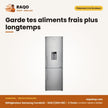 Réfrigérateur Samsung Combiné – 303LT(205+98) – 3TIR. au Congélateur – Inox | RB30J3700SA/MU