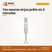 Mixeur à Main-Hand Blender Midea – 300W – Blanc | SM0795