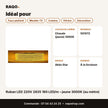 Ruban LED 220V 2835 180 LED/m – jaune 3000K (au mètre) | Akko Star - RAQO